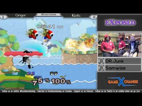 eXposed Melee Singles - Top 32: Ginger (Falco) vs. Kels (Fox) WS