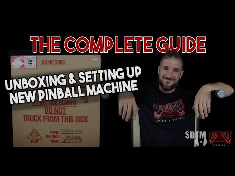 The Complete Guide To Unboxing & Setting Up A New Pinball Machine (SDTM & Flip N Out Pinball, 2021)