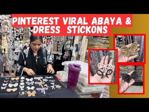 🌸 Affordable Abaya Accessories Haul | Pinterest Brooches for 100 Rs!