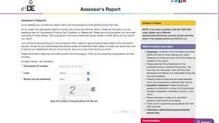 DofE-How to complete an Assessor