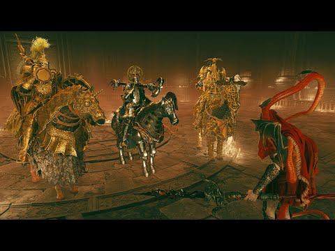 Three Horsemen Vs DLC Bosses - Elden Ring Shadow of the Erdtree