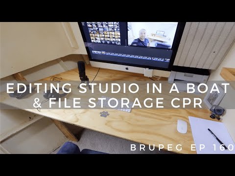 Editing Studio in a Boat & file storage CPR - Project Brupeg Ep. 160