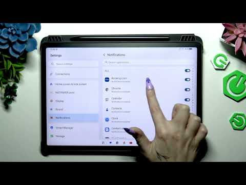 TCL NXTpaper 11 Plus – How to Turn On or Off App Notifications