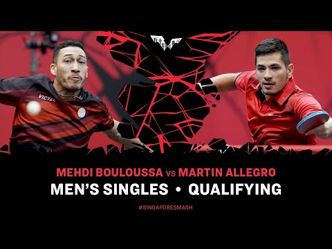 Mehdi Bouloussa vs Martin Allegro | MS Qual | Singapore Smash 2025