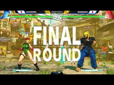 SF5 @ KSB2016 - Kazunoko (Cammy) vs Banbaban (Ken)