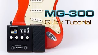 Video thumbnail for NUX MG-300 Quickstart Tutorial 1/2 by NUX