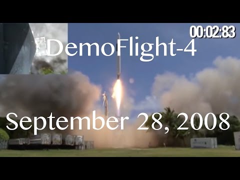 SpaceX - DemoFlight-4 - Falcon-1 Launch - September 28, 2008