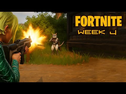 How to easily complete Week 4 Quests in Fortnite