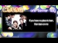 HD [ENG.LYRICS] MBLAQ - One Better Day 