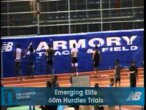 Boys 60m Hurdles EE Prelim Heat 1 - New Balance Indoor Nationals 2011