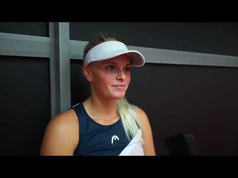 Barbora Palicová po prohře v 1. kole kvalifikace | AGEL Open 2022