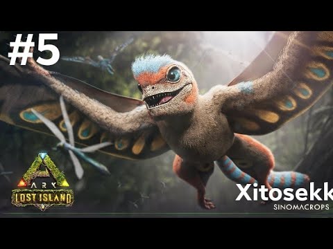 Ark Survival Evolved Lost Island [#5] Oswajanie Sinomacropsa