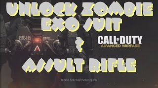 How to Unlock ZOMBIE EXO SUIT & ASSAULT RIFLE in 1 MATCH Call of Duty ADVANCED WARFARE Walkthrough