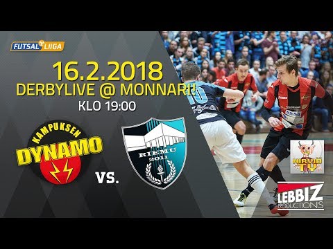 16.02.2018 KaDy - Riemu klo 19.00 Futsal-Liiga