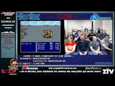 SGDQ 2013 French restream - Final Fantasy IV par Brossentia -- comm: mistermv/Romi/Ysangwen