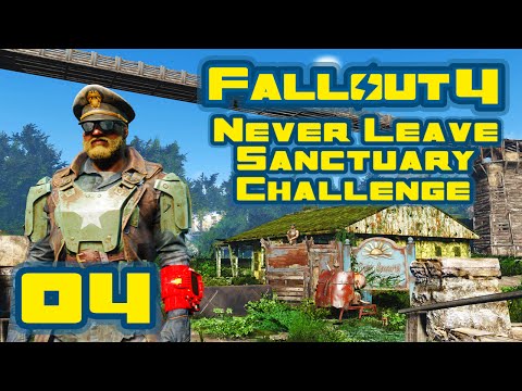 Let's Play Fallout 4: Never Leave Sanctuary Challenge [Season 2] - Part 4 - The Fred Memorial Bridge
