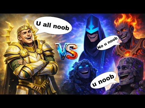 Monarch of Light vs Raid Bosses Test - Shadow Fight 3