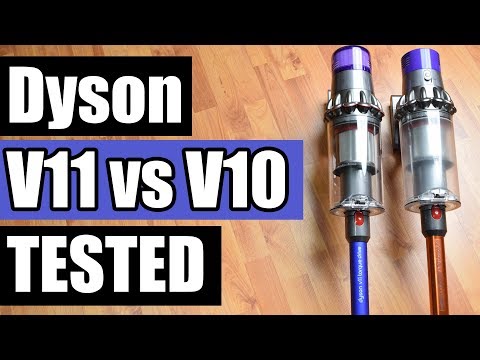 Dyson V11 vs V10 Cordless Vacuum TESTS / REVIEW / COMPARISON Video