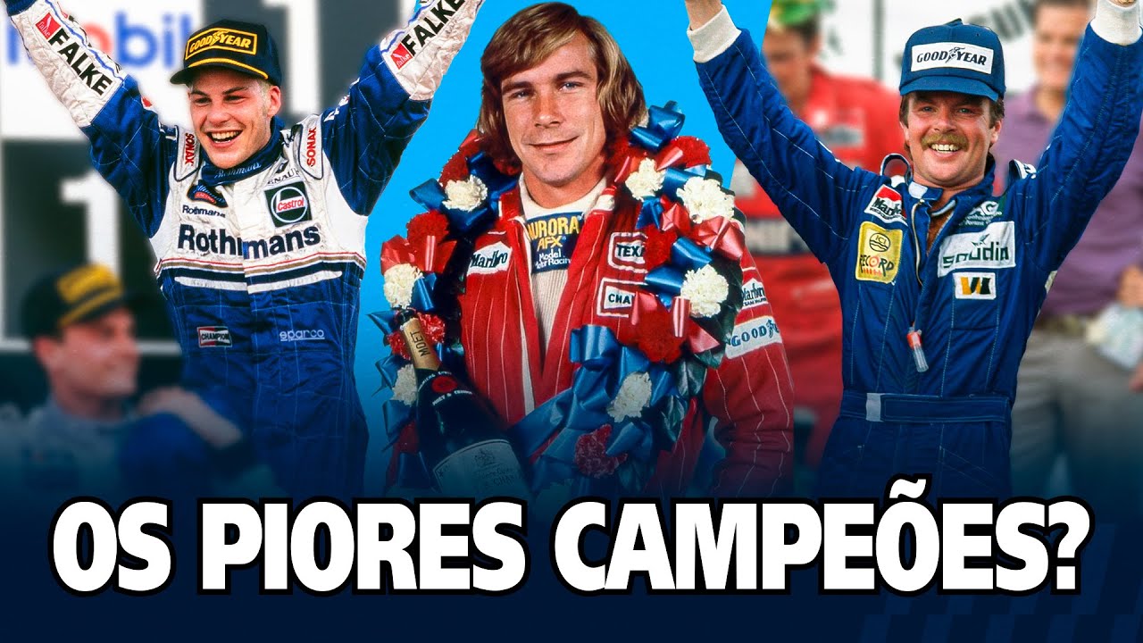 HUNT, ROSBERG? Quem São os CAMPEÕES com Menos Vitórias na Fórmula 1