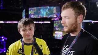 Funn1k interview before the playoff @ The International 2014 (with English subs)
