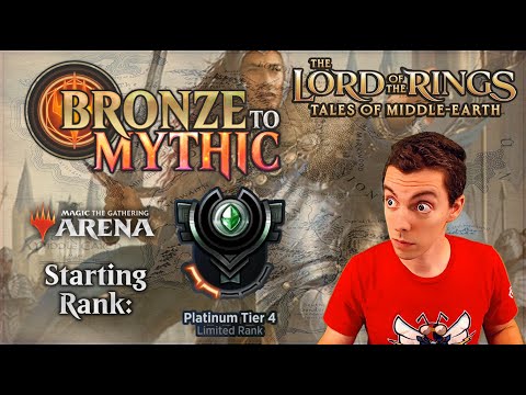 💿 Bronze To Mythic: Episode 7 - Starting Rank: Platinum 4 - (MTG Arena: Lord Of The Rings)