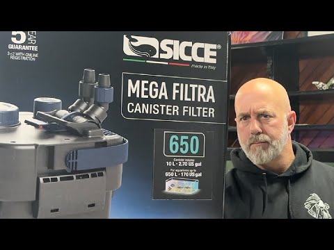 Installing The Brand New Mega Filtra Canister Filter From Sicce