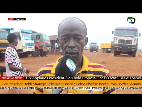 Talk To The Camera - Bottom Oku Wharf Sand Miners Appeal For A Rescue Boat - Sierra Leone