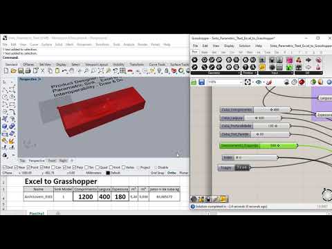 Excel to Grasshopper - Draw & Do