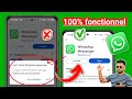 Comment résoudre l'erreur Impossible d'installer WhatsApp Messenger sur GOOGLE Play Store (2024)