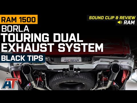 2019-2021 RAM 1500 5.7L Borla Touring Dual Exhaust System with Black Chrome Tips Sound Clip & Review