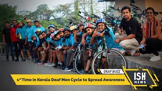 1st Time in Kerala Deaf Men Cycle to Spread Awareness