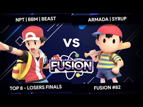 Fusion #82 - NPT BBM Beast (Pokemon Trainer) vs Armada Syrup (Ness) - Top 8 - Losers Finals