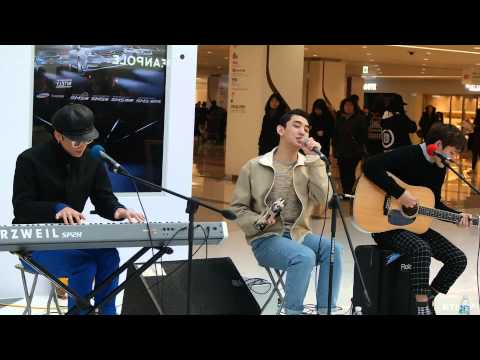 150208 잔나비 - Some Nights (Cover) (버스킹 @코엑스몰 센트럴 플라자)