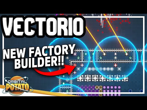 HUGE NEW Base Builder!! - Vectorio - Factorio + Mindustry Style Automation Defense Game
