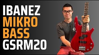 Video thumbnail for Ibanez Mikro GSRM20 short scale bass. Demonstration & review by Jonathan Wong 458 Music