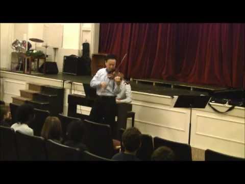 David Kim performs Sonatensatz at Phil-Mont Christian Academy