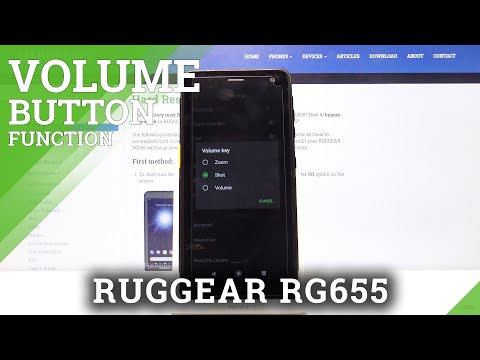 How to Set Up Volume Button Function in Camera on RugGear RG655 – Camera Settings