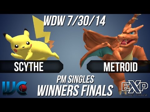 WDW 7/30/14 - Scythe (Pikachu) vs. Metroid (Charizard) PM Singles Winners Finals