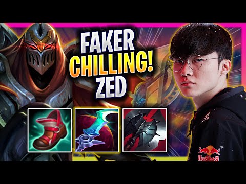FAKER CHILLING WITH ZED! - T1 Faker Plays Zed JUNGLE vs Sylas! | Season 2025