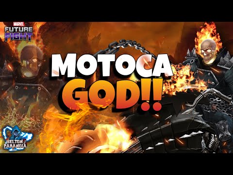 GHOST RIDER T3 (LVL 70) PRIMEIRAS IMPRESSÕES DO TRAJE - MARVEL FUTURE FIGHT