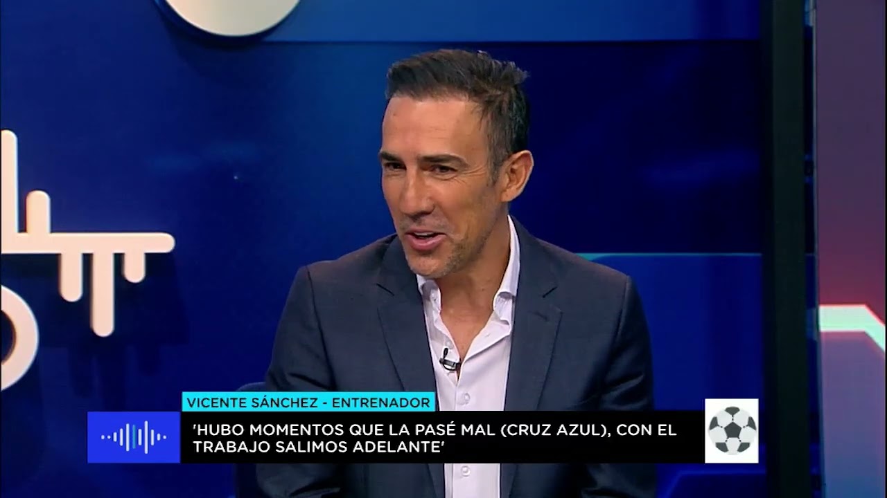 “POR UN MOMENTO NO LA PASÉ BIEN”; Vicente Sánchez se sincera sobre su paso por Cruz Azul