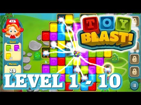 Toy Blast Level 1 - 10
