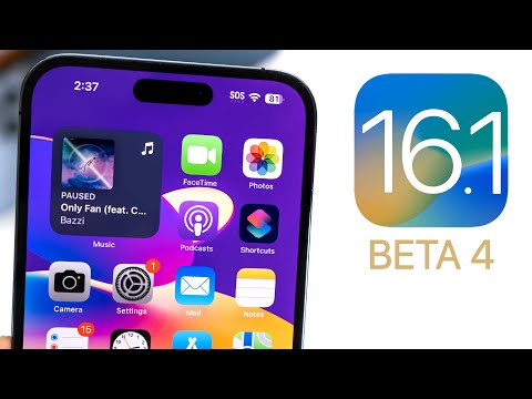 iOS 16.1 Beta 4 Released - What's New?