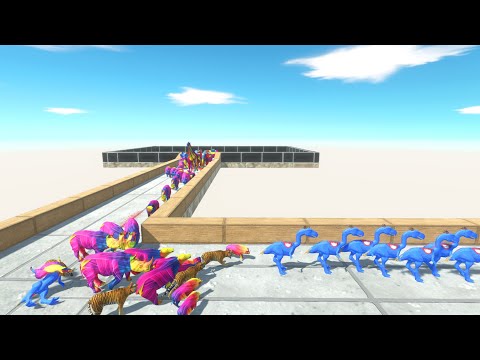 NEW UPDATE ALL COLORS : All Units Speed Race - Animal Revolt Battle Simulator