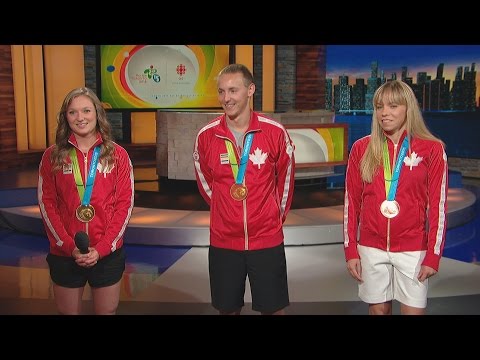 Trampoline triumphs: Team Canada picks up 3 medals in trampoline