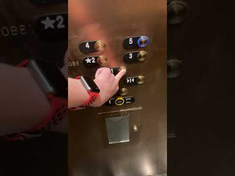 Very small Dover traditional M7  elevators (Thyssenkrupp Mad BS mod) at the Gaylord Opryland