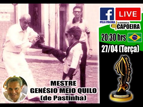 213ª LIVE NA IDENTIDADE DO CAPOEIRA - MESTRE GENÉSIO MEIO QUILO