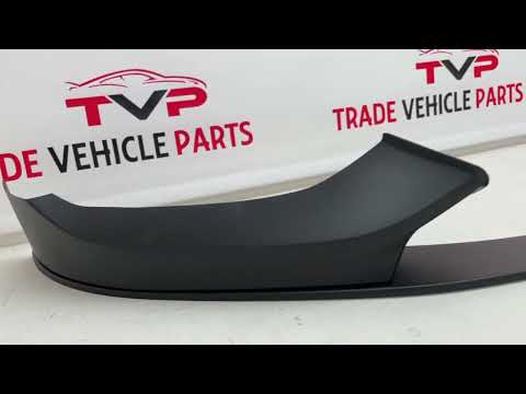 Fits BMW 1 Series F20 F21 Facelift 2015-2019 Front Lip Splitter Mat Black video