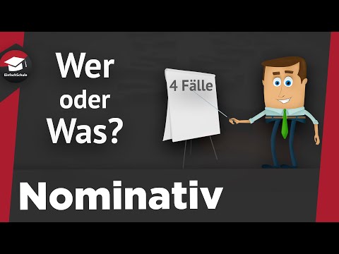 The 4 cases in German - The nominative - explanation, examples, usage explained!