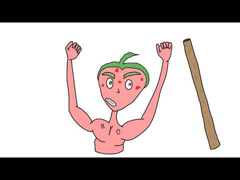 dancing strawbery - OpenToonz 1.3 - animation part.3